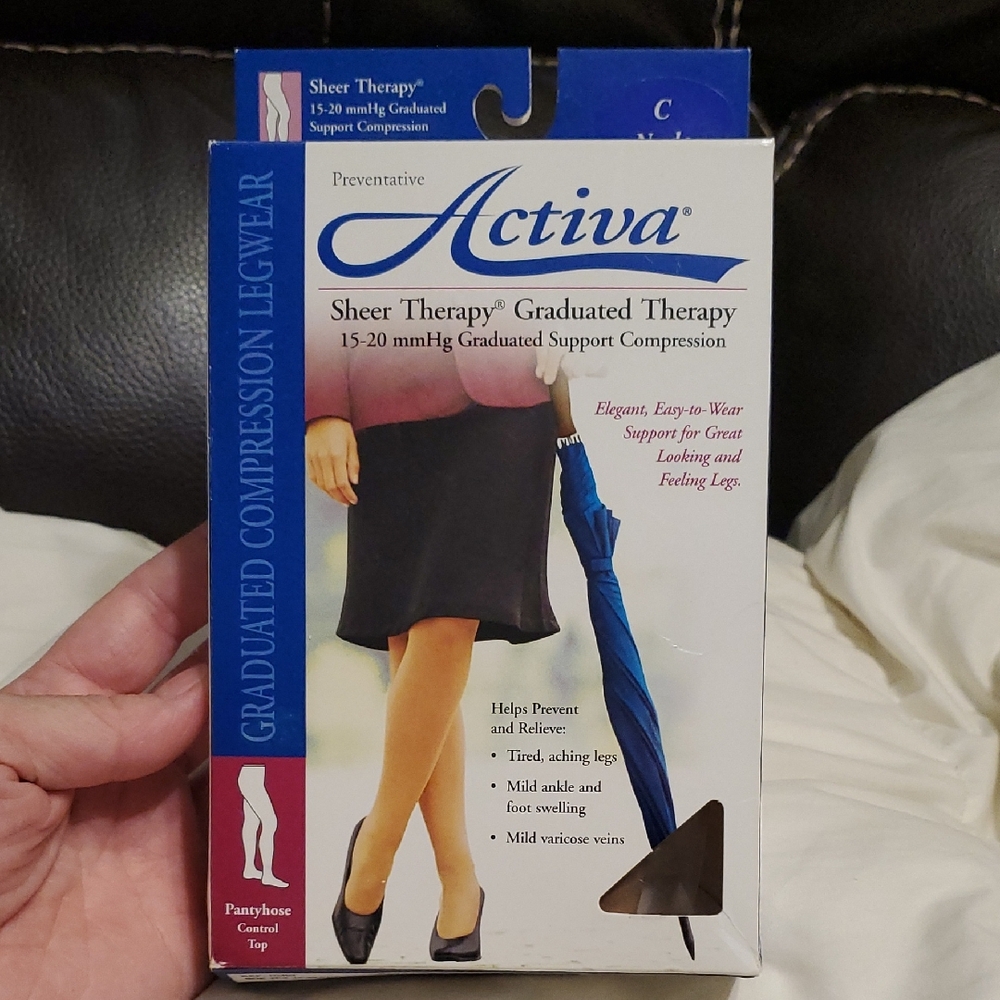 NEW Activa Compression Hosiery Nude Size C